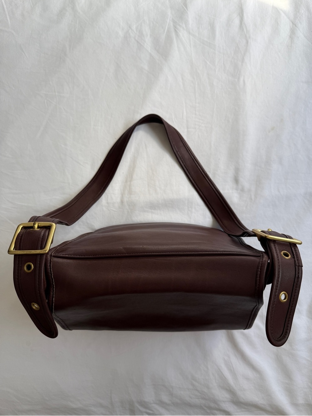 Coach Vintage Stewardess Bag Brown Leather Style 9525 Made in Original NYC USA - Picture 6 of 15